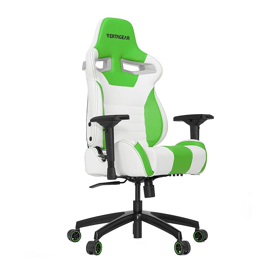 Игровое кресло Vertagear Racing Series S-Line SL4000 White/Green, искусственная кожа, белый/зеленый - фото 2