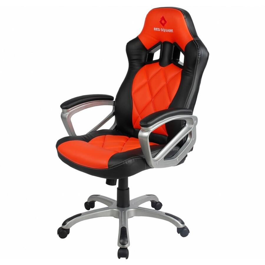 Игровое кресло Red Square Comfort Orange, искусственная кожа, черный/оранжевый - фото 2