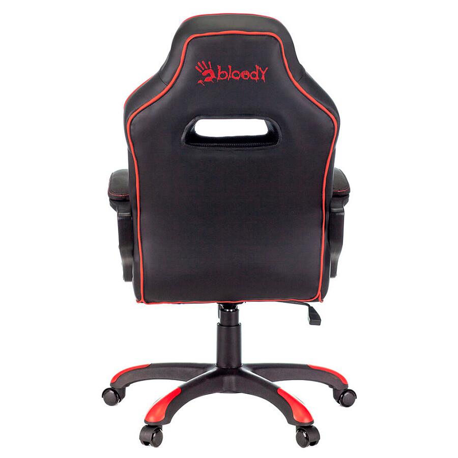 Игровое кресло A4Tech Bloody GC-250, искусственная кожа, черный/красный - фото 5
