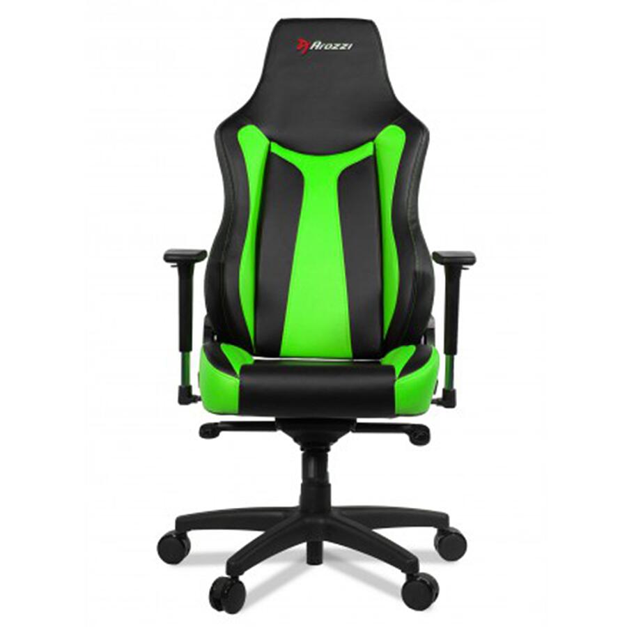 Игровое кресло Arozzi Vernazza Green, искусственная кожа, черный/зеленый - фото 2