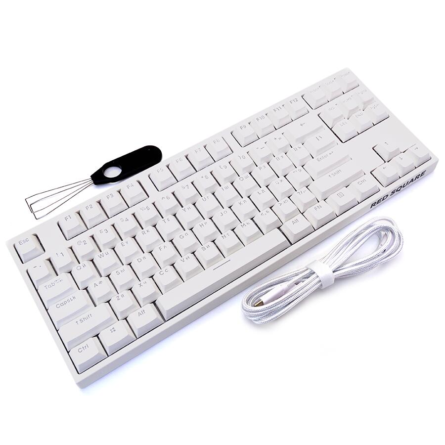 Клавиатура Red Square Keyrox TKL Classic White (RSQ-20021) - фото 9
