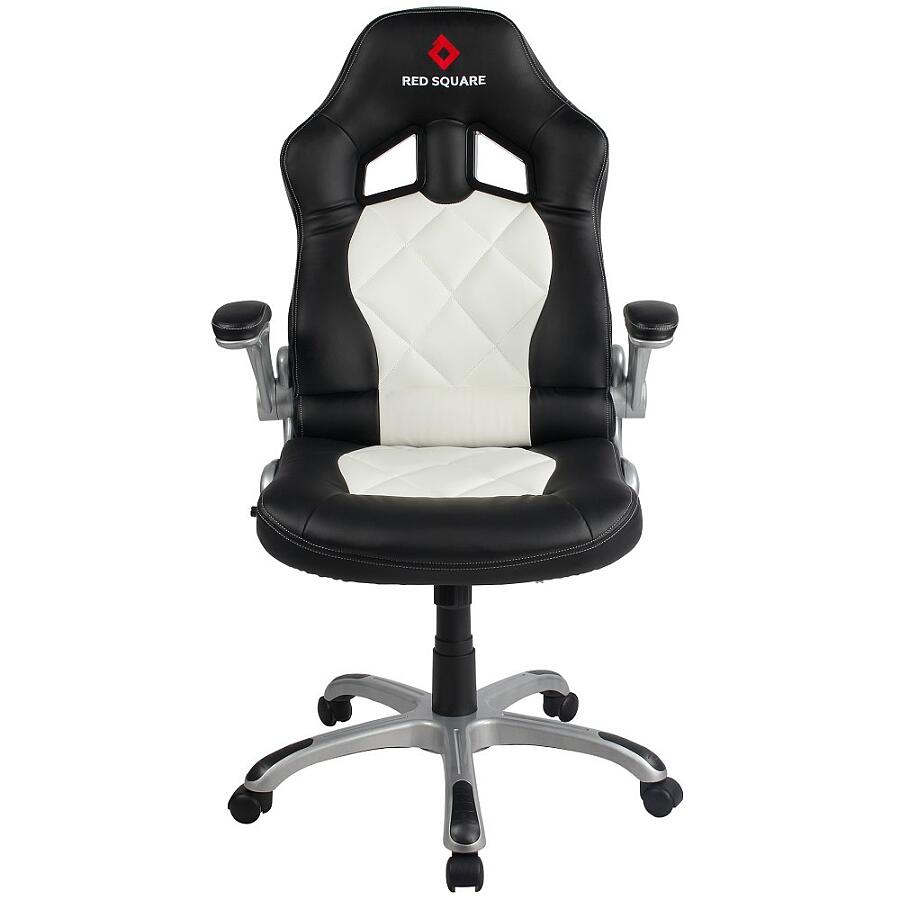 Игровое кресло Red Square Comfort White Frost, искусственная кожа, черный/белый - фото 1