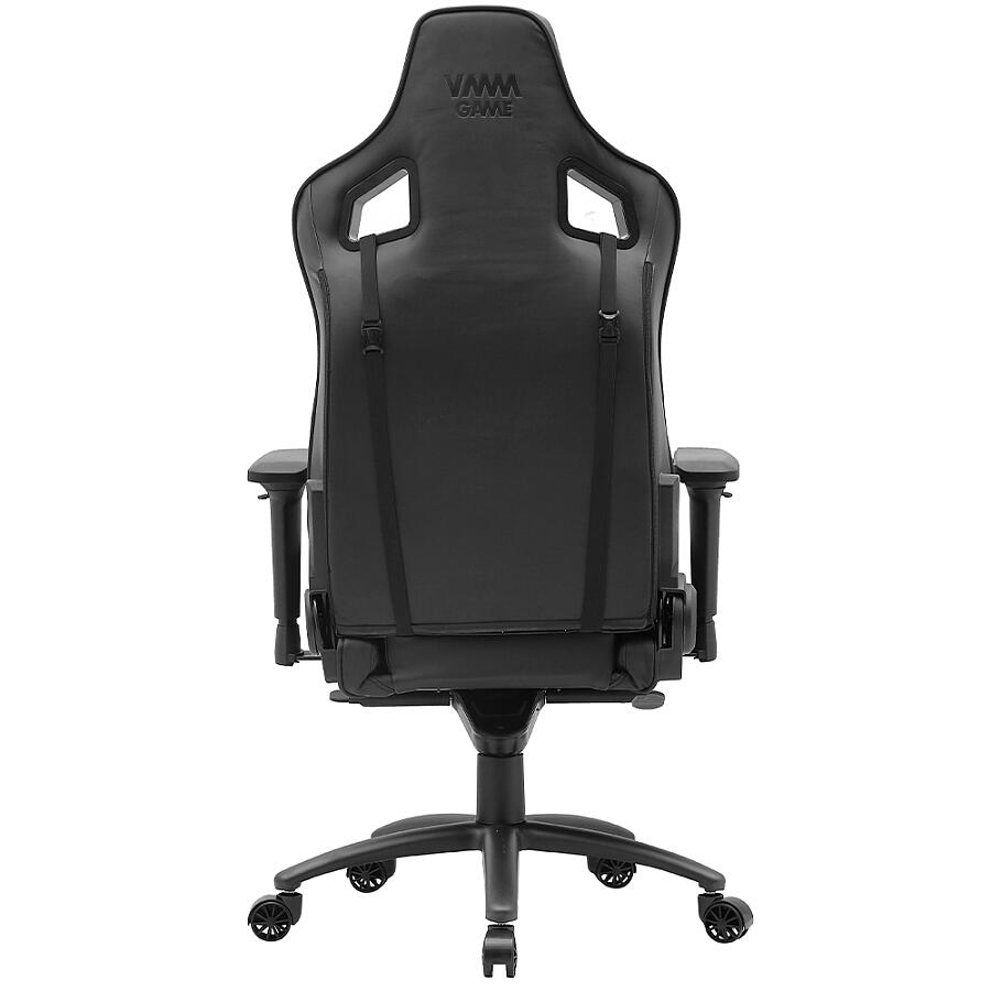Игровое кресло VMMGame Rich Black, искусственная кожа, черный - фото 5