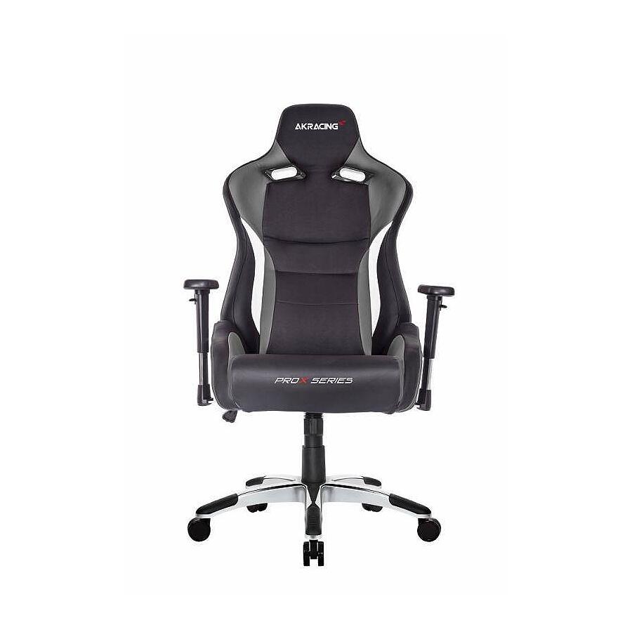Игровое кресло AKRacing ProX Black Grey - фото 2