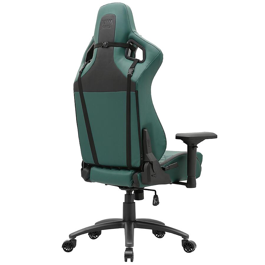 Игровое кресло VMMGame Maroon Green, искусственная кожа, зеленый - фото 4