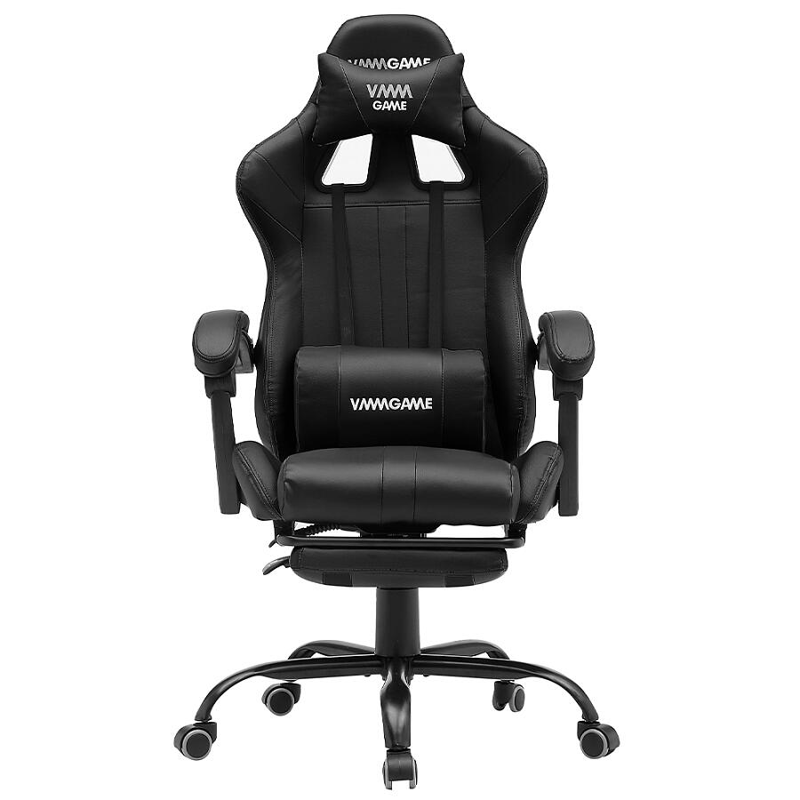 Игровое кресло VMMGame Throne Black, искусственная кожа, черный - фото 2