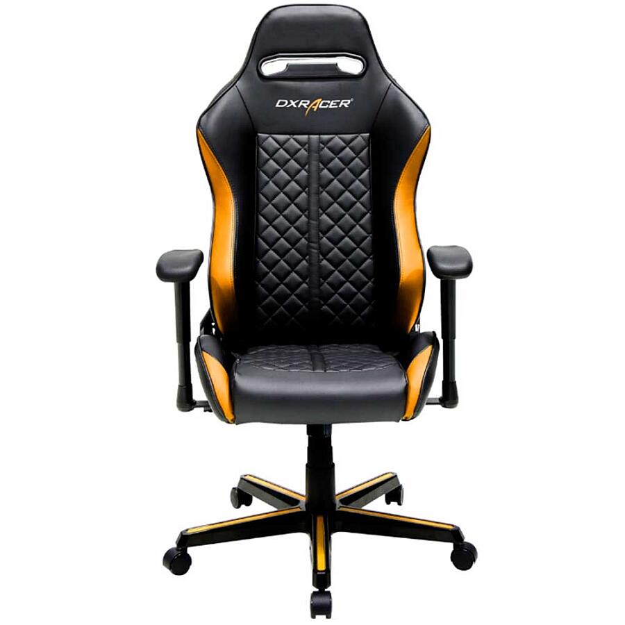 Игровое кресло DXRacer Drifting OH/DH73/NO, черный/оранжевый, искусственная кожа - фото 3