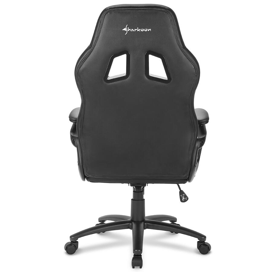 Игровое кресло Sharkoon Shark SKILLER SGS1 Black, искусственная кожа, черный - фото 5