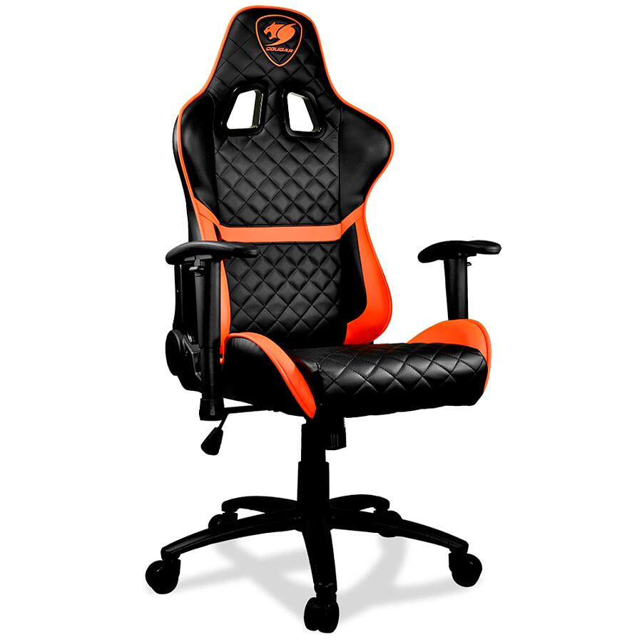 Игровое кресло COUGAR Armor One Orange, искусственная кожа, черный/оранжевый - фото 3