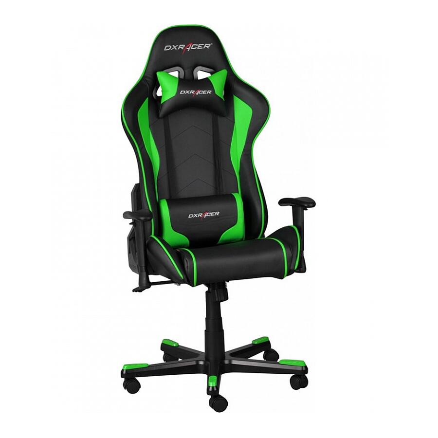 Игровое кресло DXRacer Formula OH/FE08/NE, искусственная кожа, черный, зеленый - фото 1