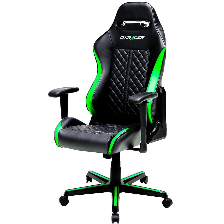 Игровое кресло DXRacer Drifting OH/DH73/NE, черный/зеленый, Экокожа - фото 2