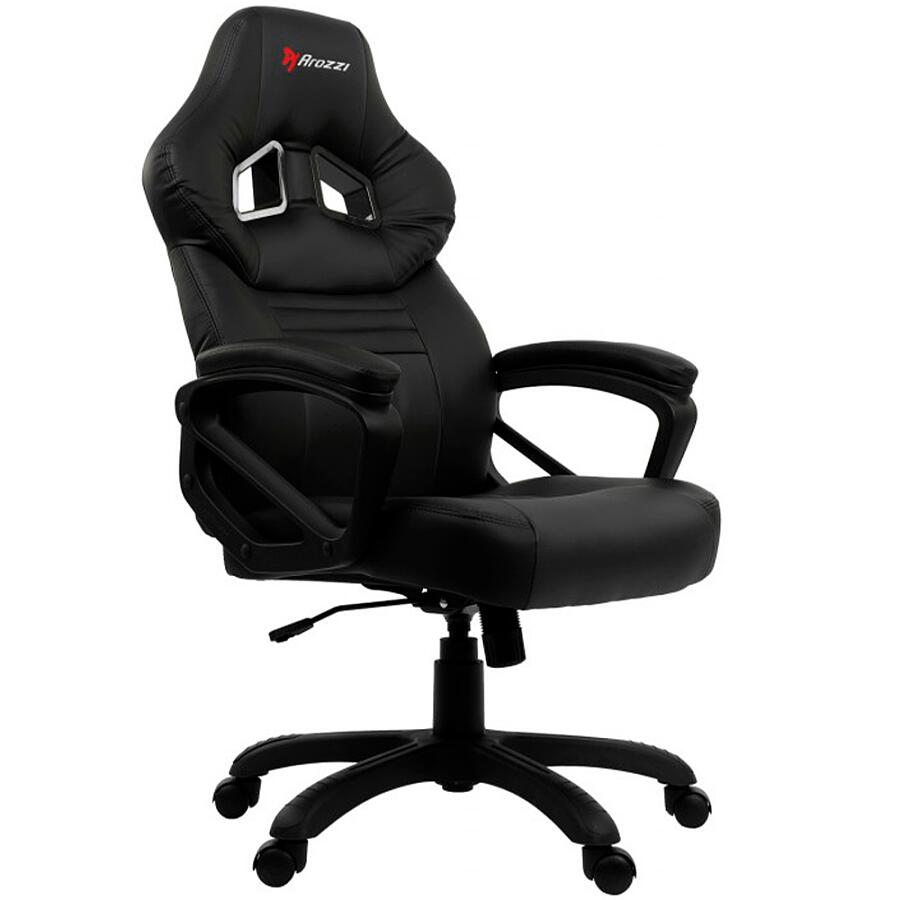 Игровое кресло Arozzi Monza Black, искусственная кожа, черный - фото 2