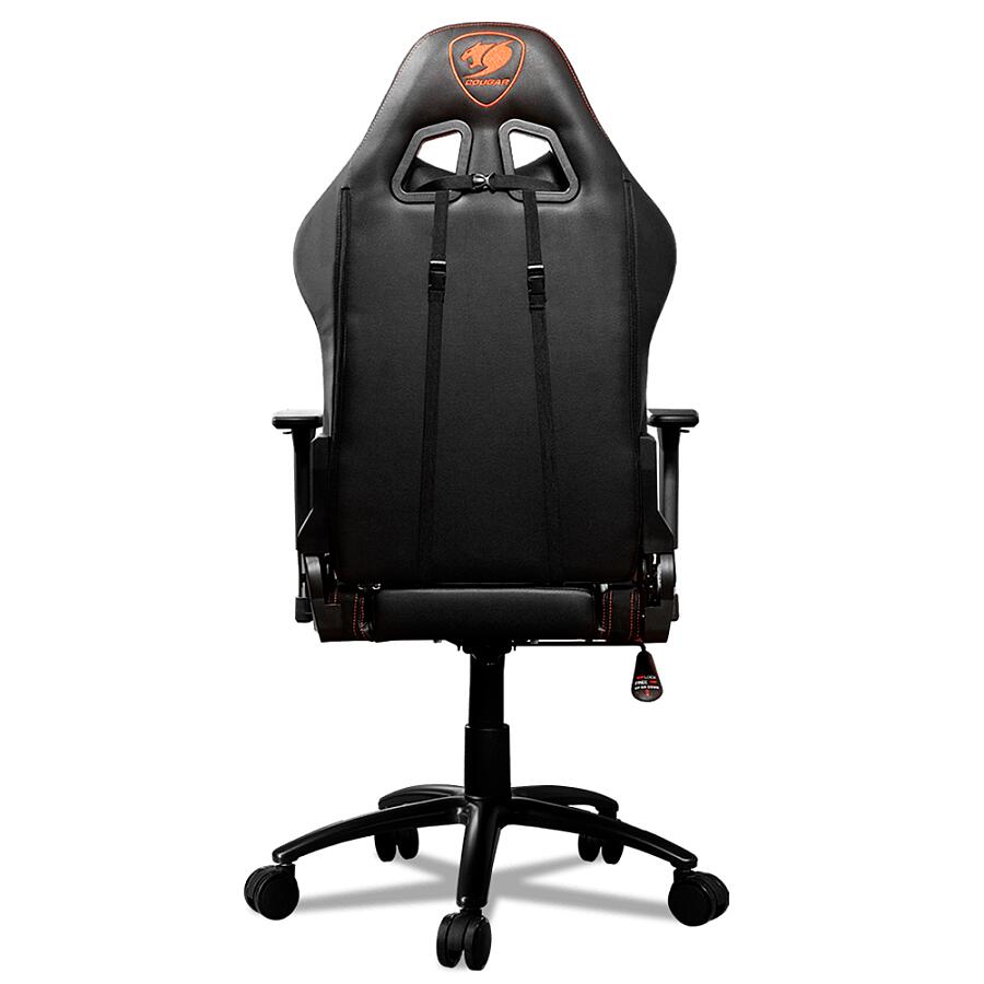 Игровое кресло COUGAR Rampart Black, искусственная кожа, черный - фото 7