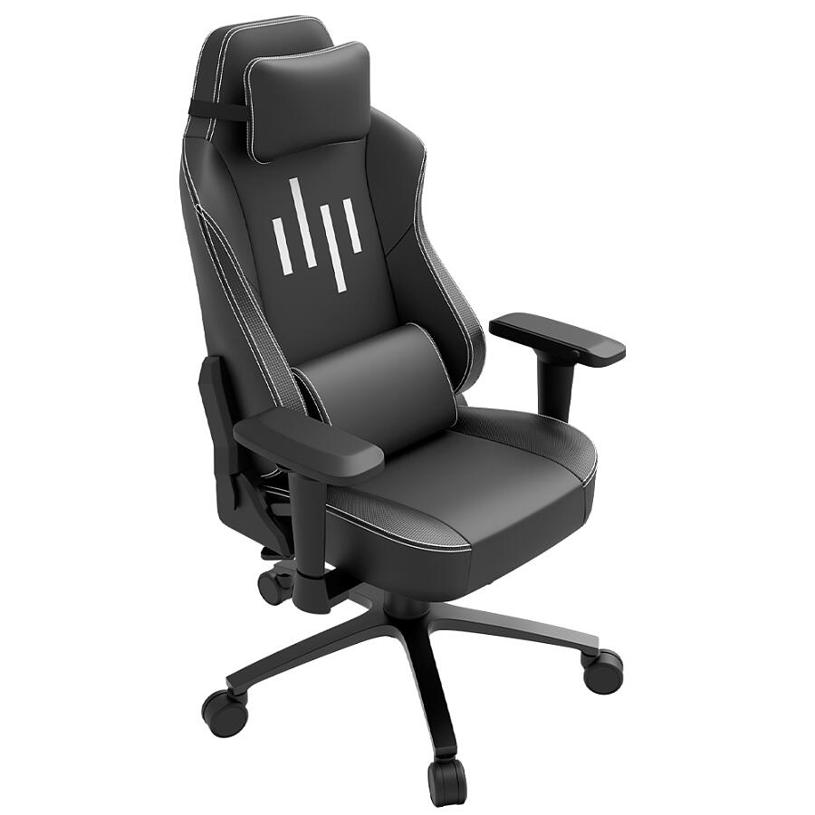 Игровое кресло Dark Project GR-1, искусственная кожа, черный - фото 2