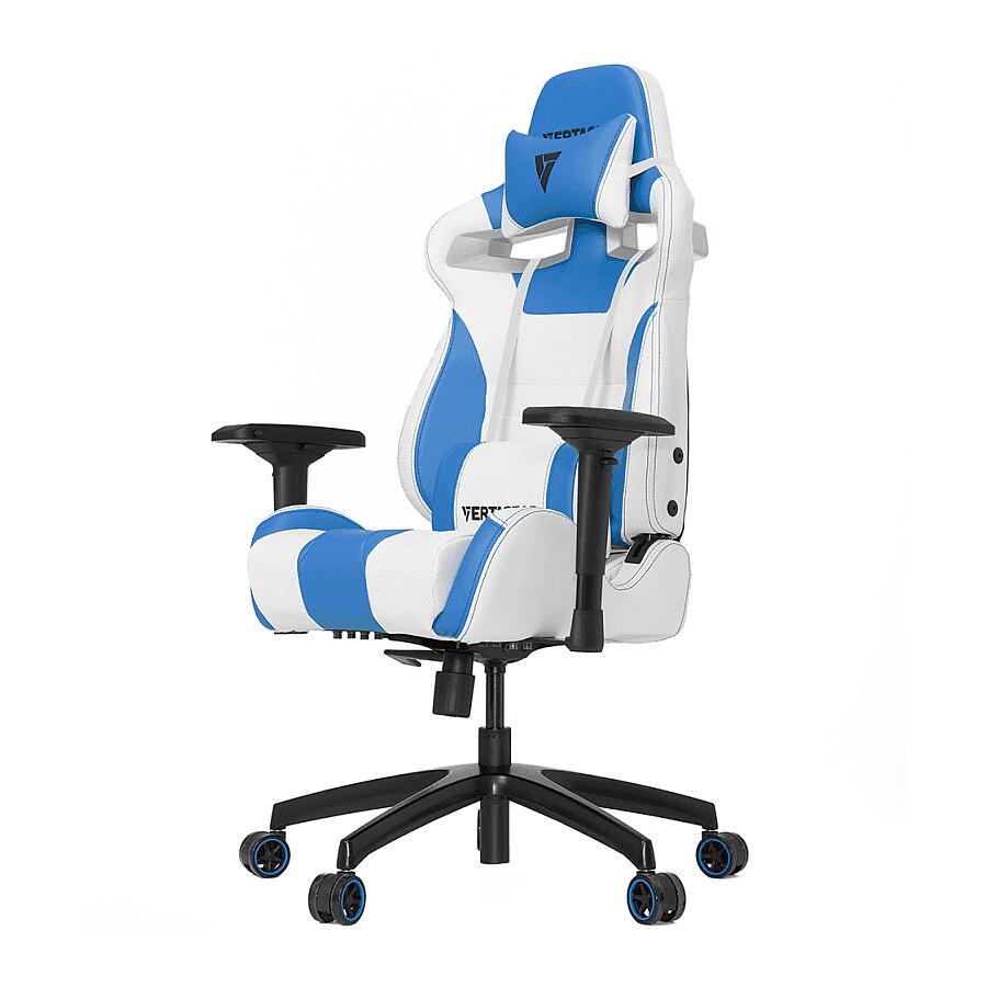 Игровое кресло Vertagear Racing Series S-Line SL4000 White/Blue, искусственная кожа, белый/синий - фото 1