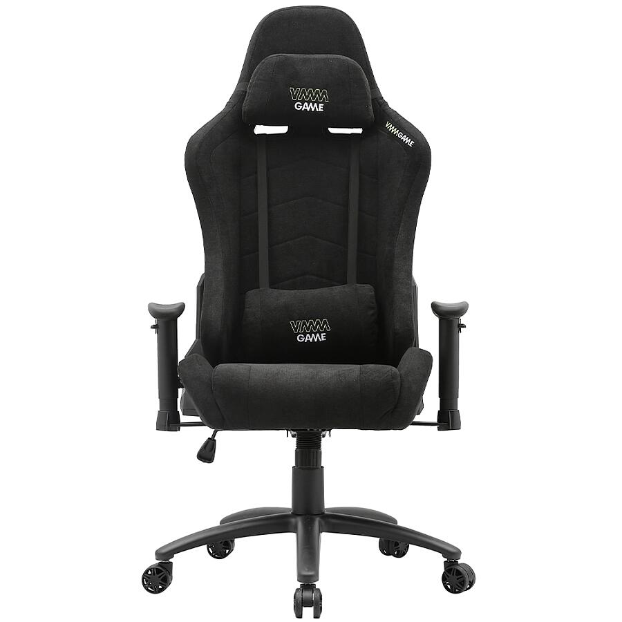 Игровое кресло VMMGame Fiber Black, ткань, черный - фото 2