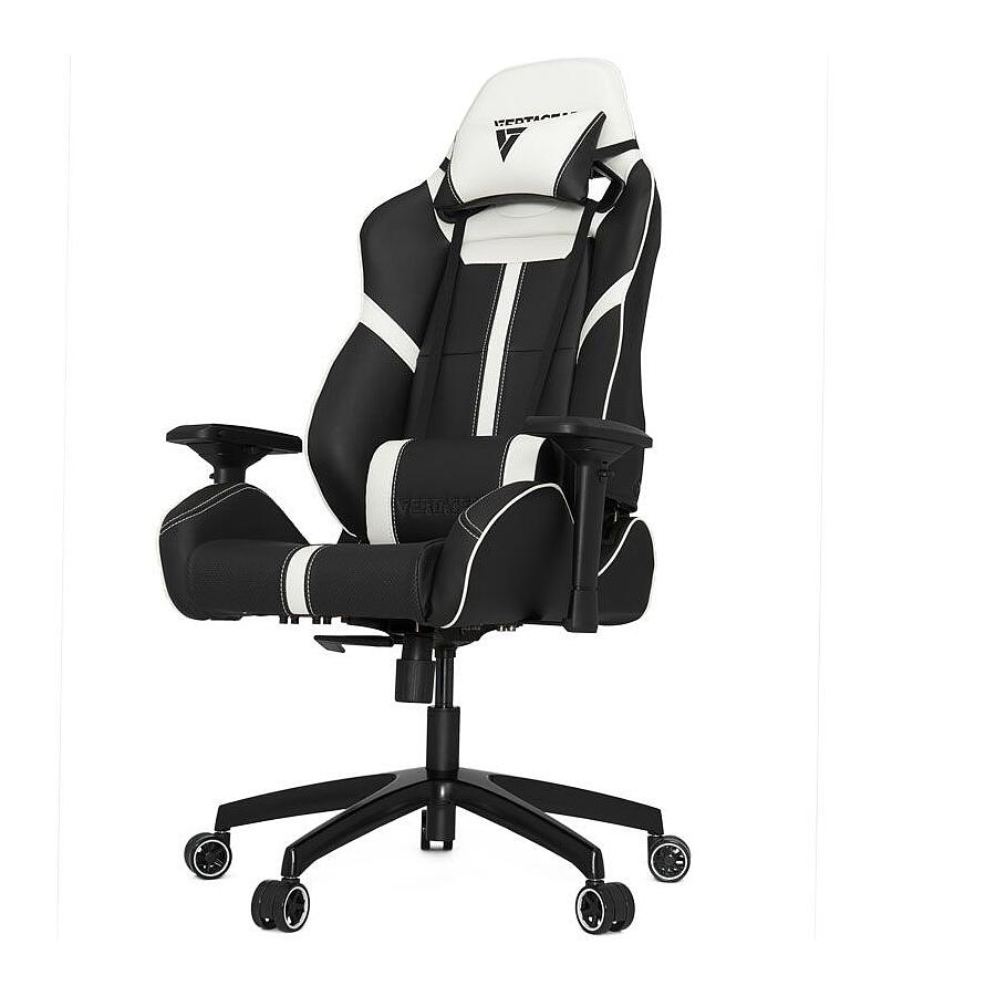 Игровое кресло Vertagear Racing Series S-Line SL5000 Black/White, искусственная кожа, черный/белый - фото 1