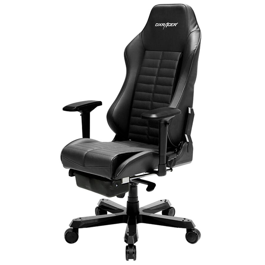 Игровое кресло DXRacer Iron OH/IS133/N/FT, черный, Экокожа - фото 2