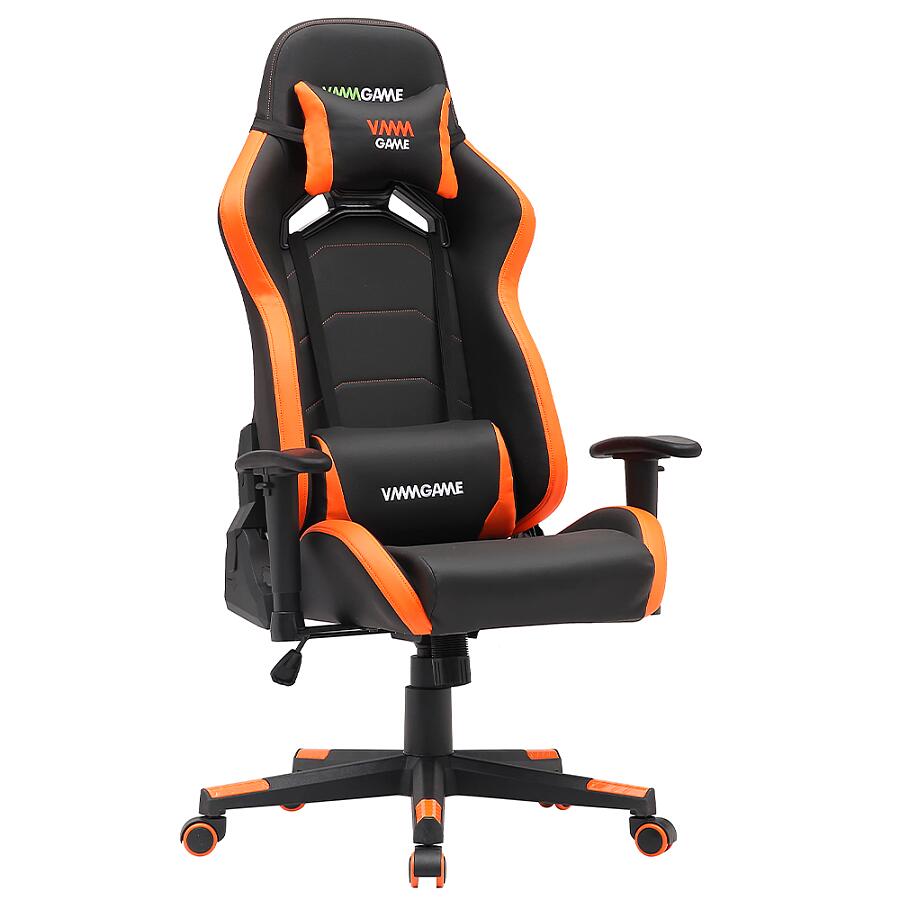Игровое кресло VMMGame Astral Orange, искусственная кожа, черный/оранжевый - фото 1
