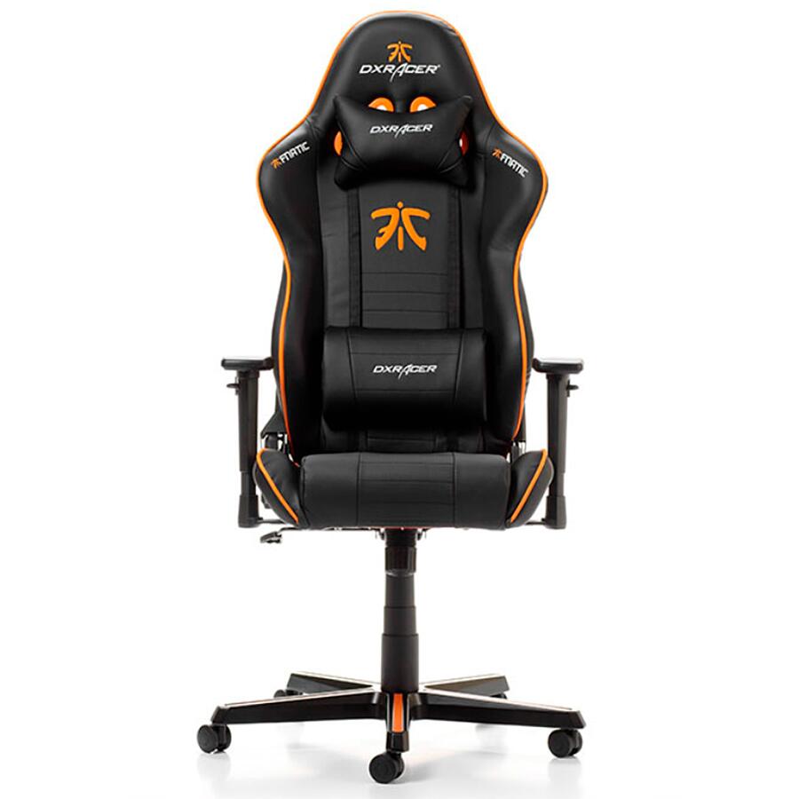 Игровое кресло DXRacer Special Edition OH/RZ58/N, черный/оранжевый, Экокожа - фото 2