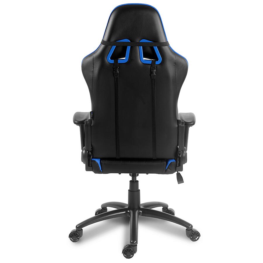Игровое кресло Arozzi Verona Blue, искусственная кожа, черный/синий - фото 3