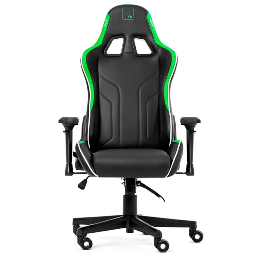 Игровое кресло WARP XN Black/Green, искусственная кожа, черный/зеленый - фото 2