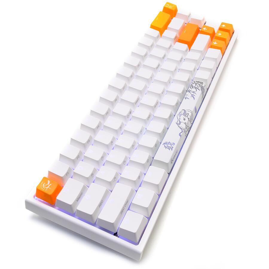 Клавиатура Ducky One 2 RGB SF White Cherry MX Speed Silver - фото 3