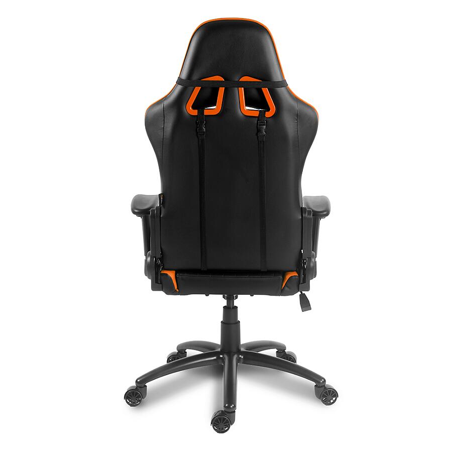 Игровое кресло Arozzi Verona Orange, искусственная кожа, черный/оранжевый - фото 3