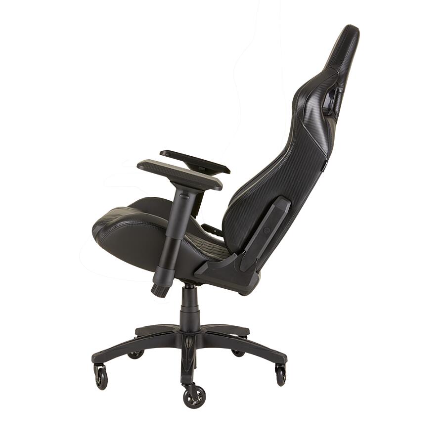 Игровое кресло Corsair T1 Race 2018 Black, искусственная кожа, черный - фото 9