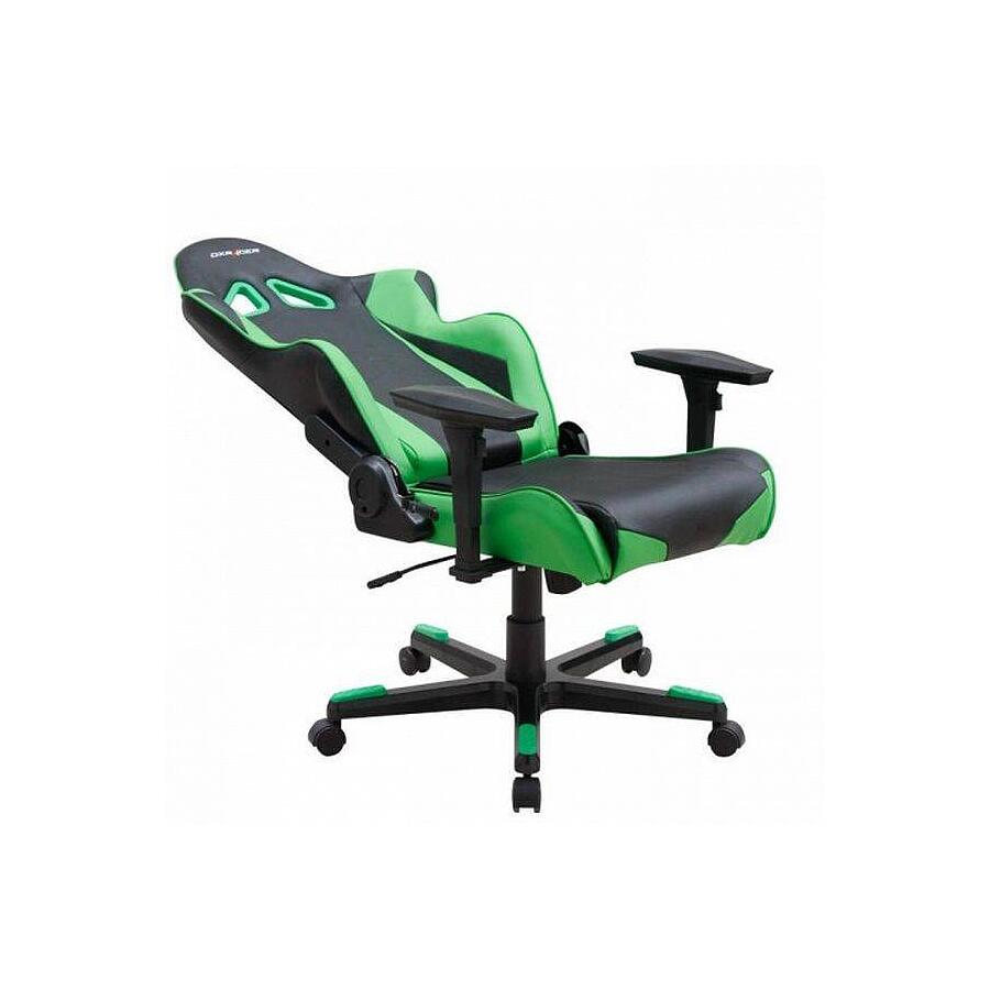Игровое кресло DXRacer Racing OH/RF0/NE, черный/зеленый, Экокожа - фото 3