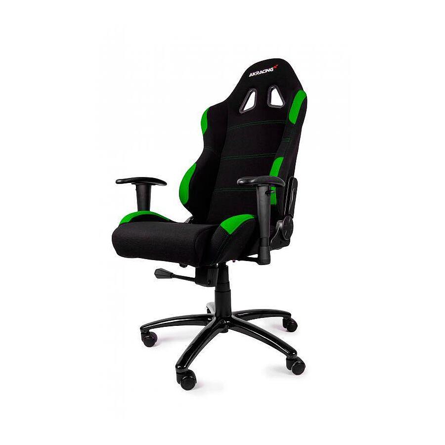 Игровое кресло AKRacing Gaming Chair Black Green - фото 2