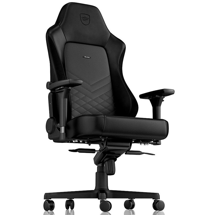 Игровое кресло Noblechairs HERO Black, искусственная кожа, черный - фото 2