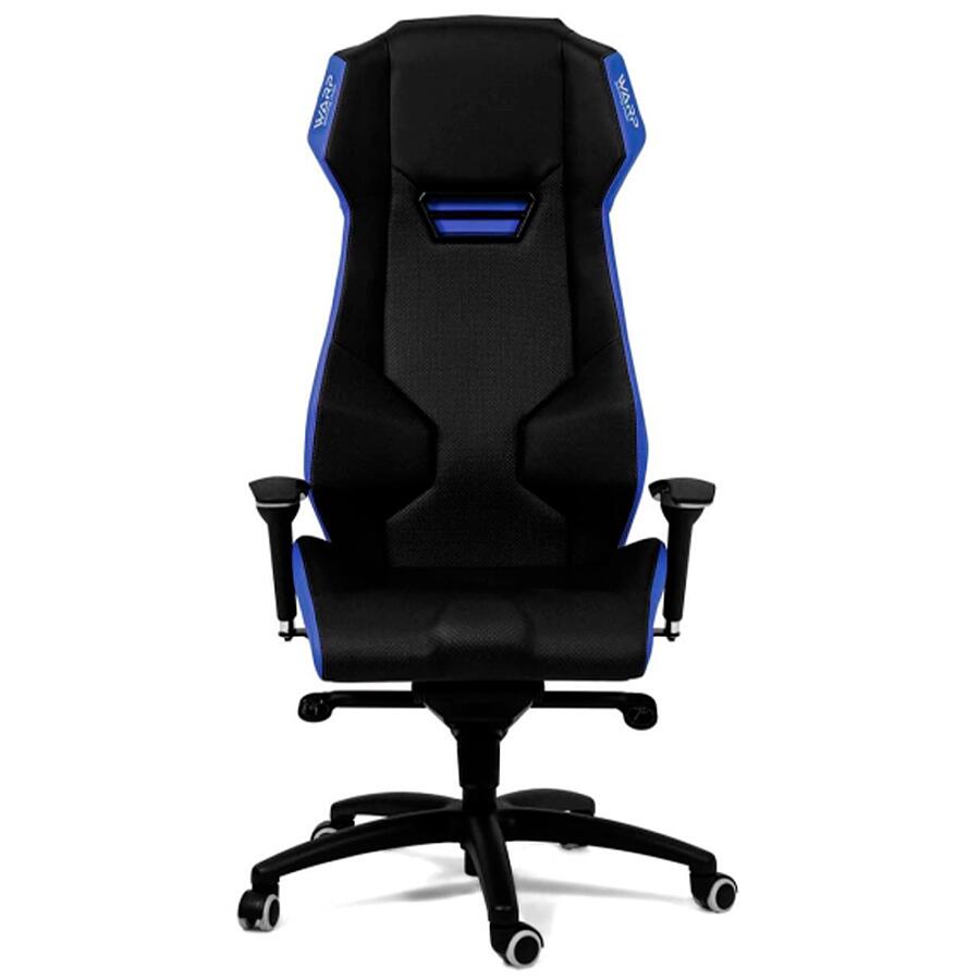 Игровое кресло WARP ZE Black/, искусственная кожа, черный/синий - фото 2