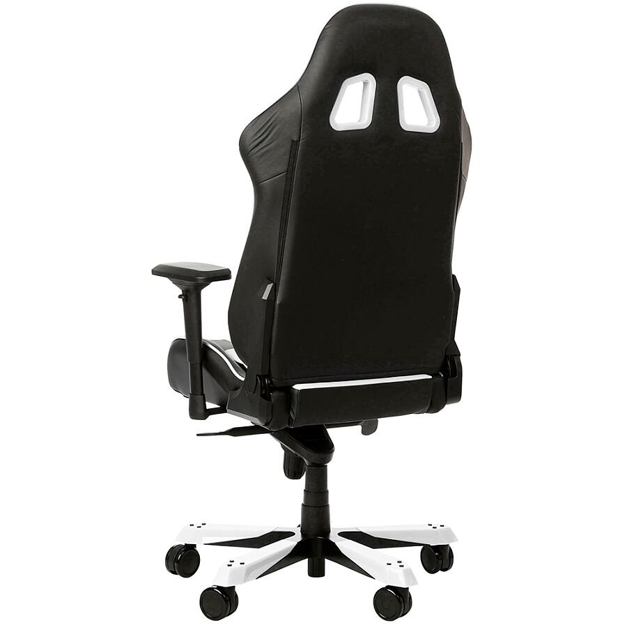 Игровое кресло DXRacer King OH/KS06/NW, черный/белый, искусственная кожа - фото 6