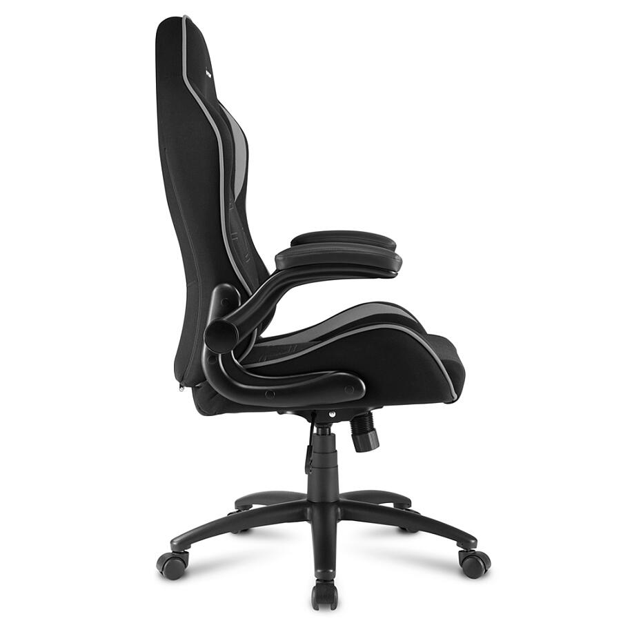 Игровое кресло Sharkoon ELBRUS 1 Grey, ткань, черный/серый - фото 5