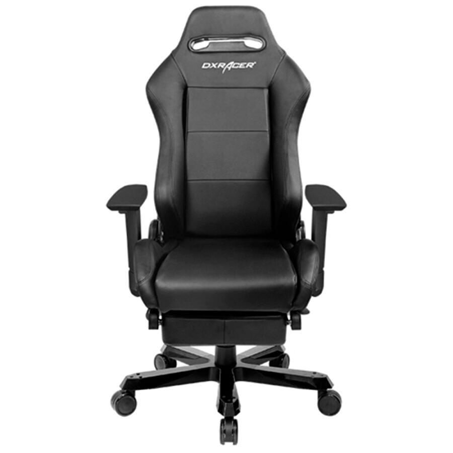 Игровое кресло DXRacer Iron OH/IS03/N/FT, черный, Экокожа - фото 3
