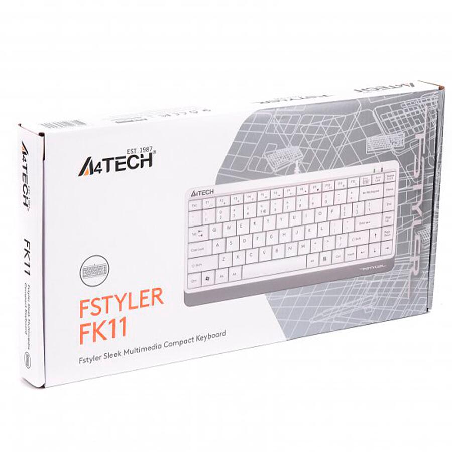 Клавиатура A4TECH Fstyler FK11 White - фото 4
