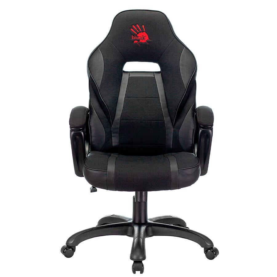 Игровое кресло A4Tech Bloody GC-370, искусственная кожа, черный - фото 2