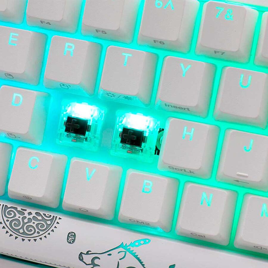 Клавиатура Ducky One 2 Mini RGB White Cherry MX Brown - фото 4