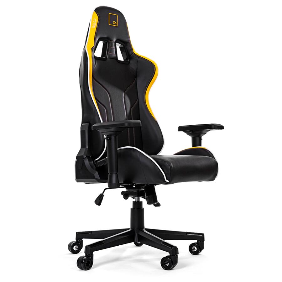 Игровое кресло WARP XN Black/Yellow, искусственная кожа, черный/желтый - фото 1
