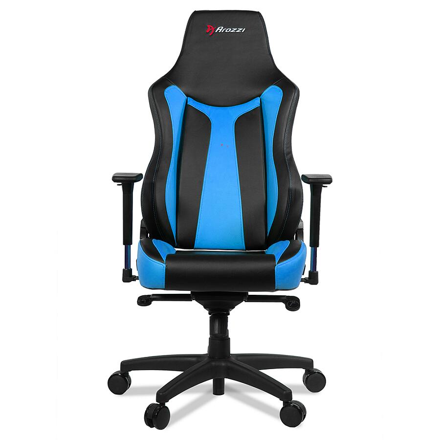 Игровое кресло Arozzi Vernazza Blue, искусственная кожа, черный/синий - фото 3
