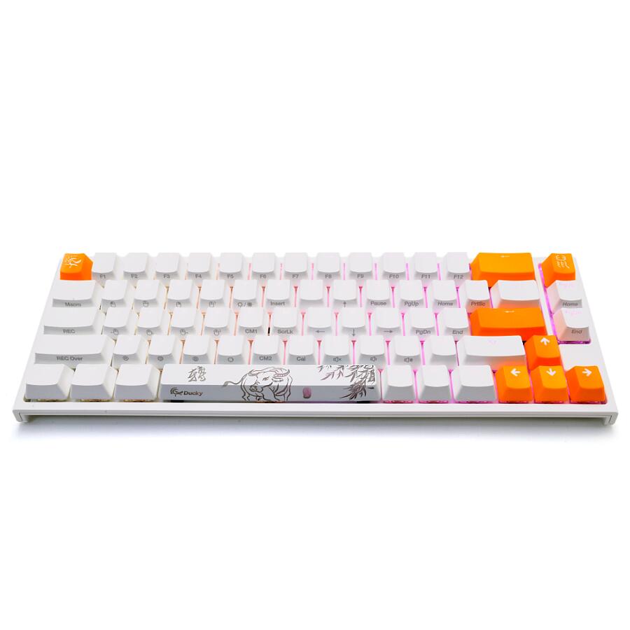 Клавиатура Ducky One 2 RGB SF White Cherry MX Black - фото 3