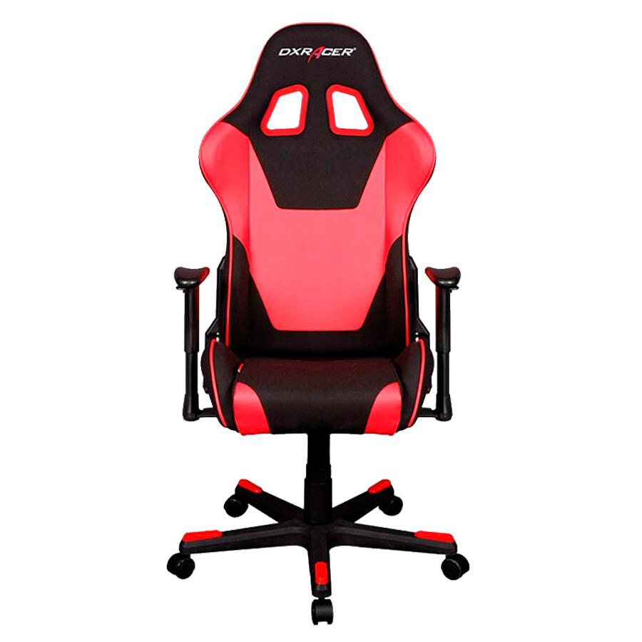 Игровое кресло DXRacer Formula OH/FD101/NR, черный/красный, ткань/экокожа - фото 2