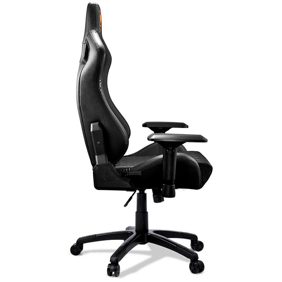 Игровое кресло COUGAR Armor S Black, искусственная кожа, черный/ - фото 4