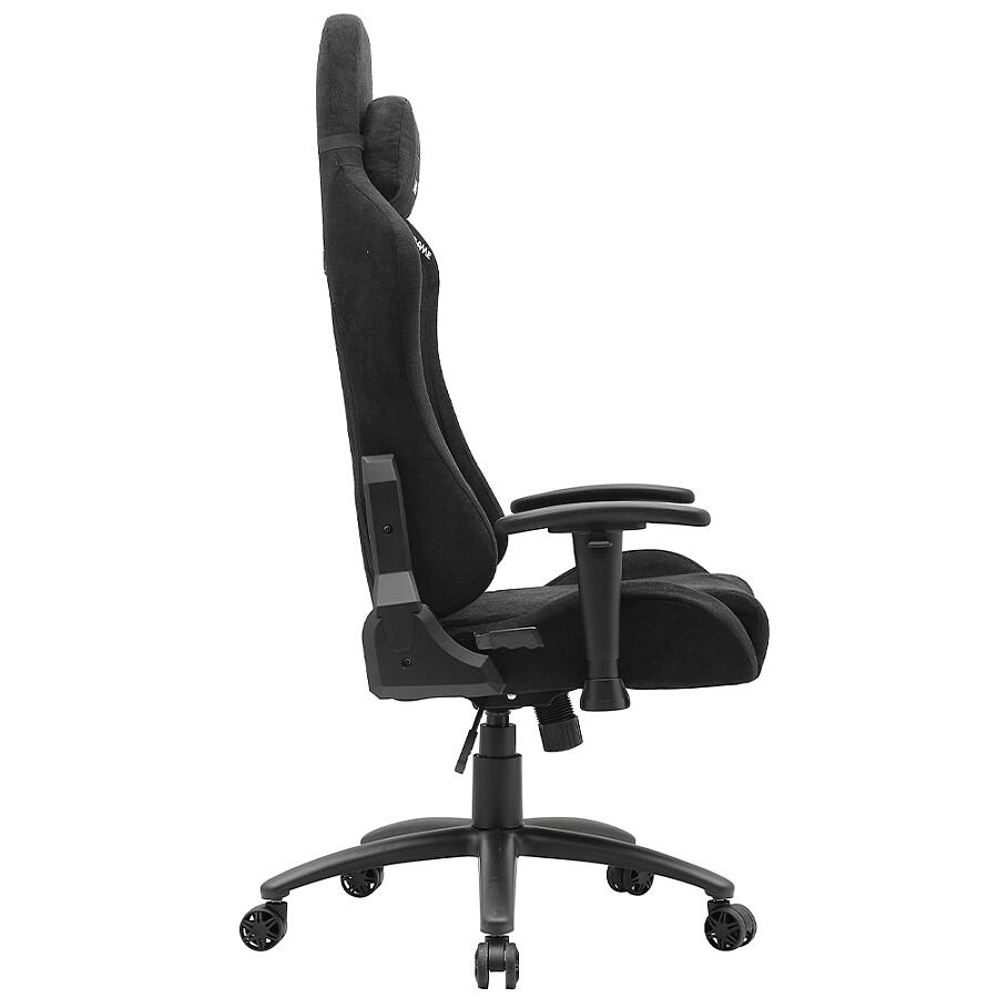 Игровое кресло VMMGame Fiber Black, ткань, черный - фото 3
