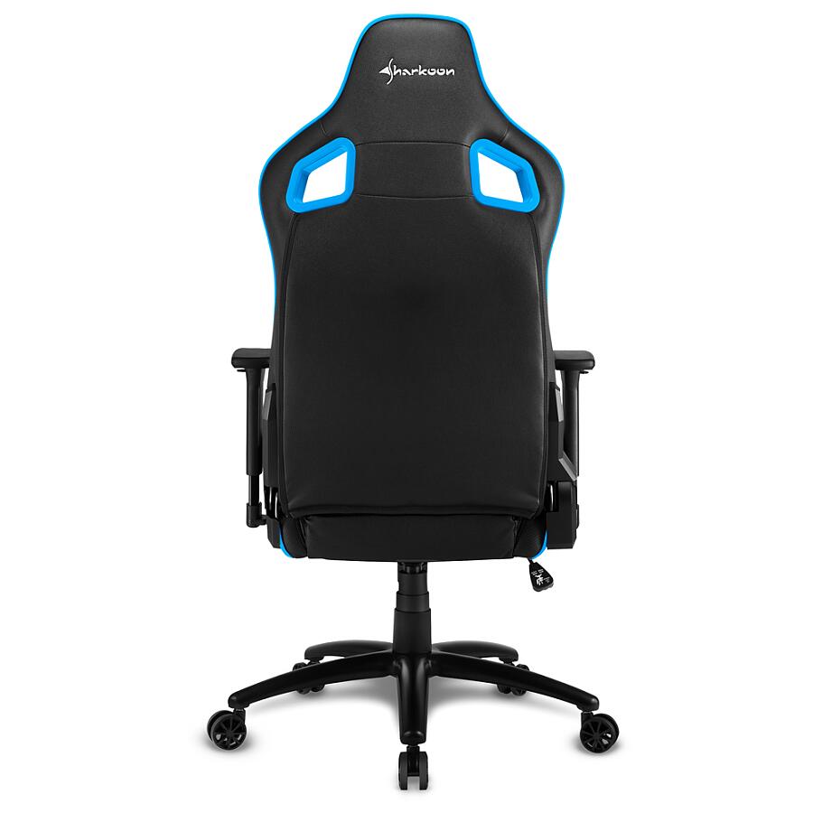 Игровое кресло Sharkoon ELBRUS 2 Blue, искусственная кожа, черный/синий - фото 6