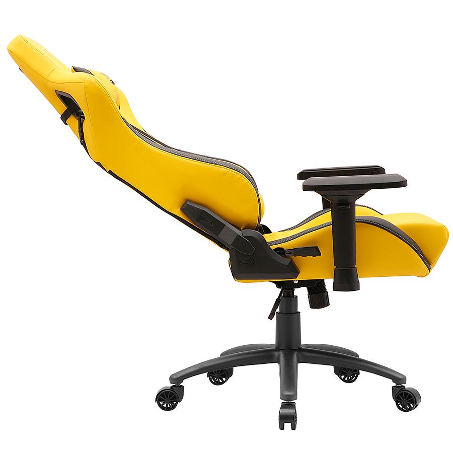 Игровое кресло VMMGame Maroon Yellow, искусственная кожа, желтый - фото 6