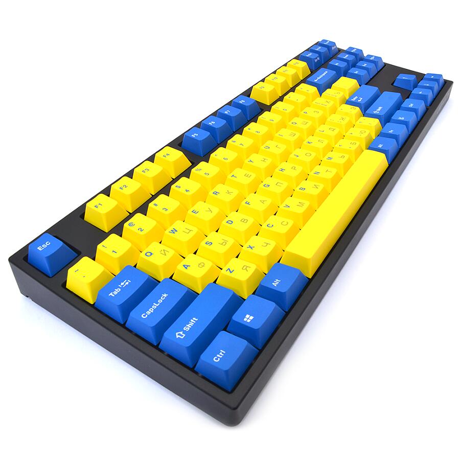Клавиатура Leopold FC750R PD Yellow/Blue Cherry MX Blue - фото 3