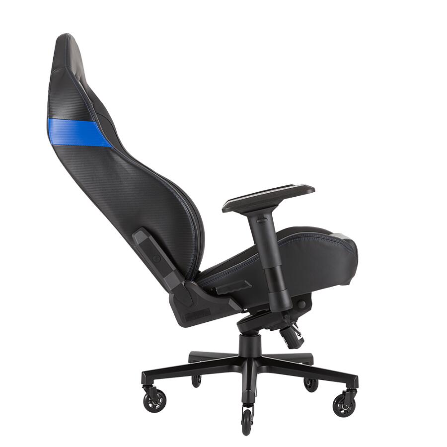 Игровое кресло Corsair T2 Road Warrior Blue, искусственная кожа, черный/синий - фото 7