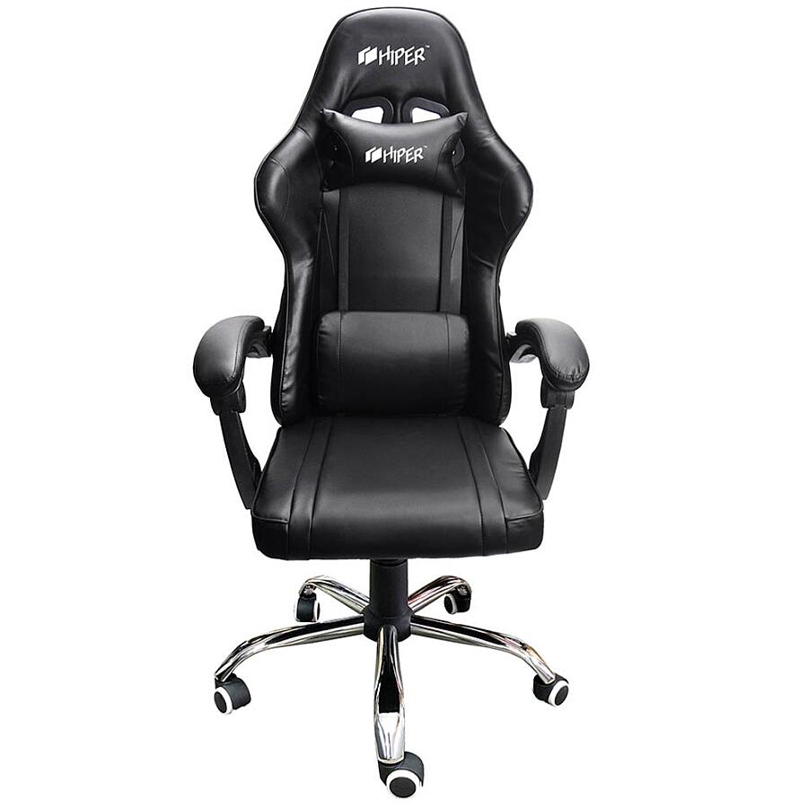 Игровое кресло HIPER HGS-105 Black, искусственная кожа, черный - фото 2